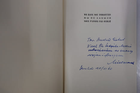 1939-1945, We Have Not Forgotten, My Ne Zabyli, Nous N'Avons Pas Oublie. Stanislaw Wrzos-Glinka 