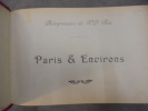 Paris Et Ses Environs Photogravures De Nd Phot. Paris, St Cloud, Versailles & Trianons. 