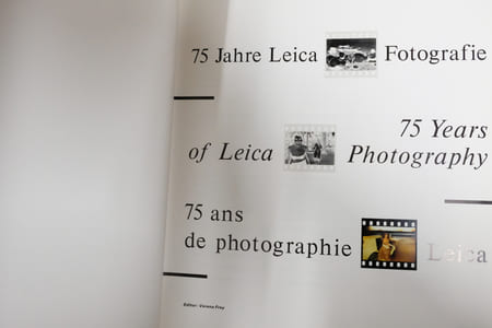 75 ans de photographies Leica; 75 Jahre Leica Fotografie; 75 years of Leica Photography