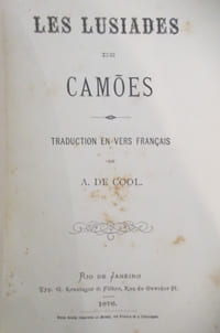 LES LUSIADES de CAMÕES. Traduction en vers Français.