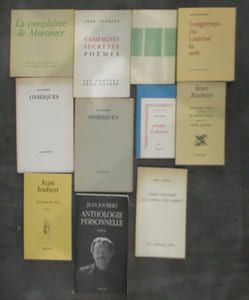 LOT contenant : LA COMPLAINTE DE MORTIMER (N° sur Vergé + Envoi) - LES LIGNES DE LA MAIN (E.O) - LONGTEMPS J'AI COURTISE LA NUIT + CAMPAGNES SECRETES + CINQUANTE TOILES POUR UN ESPACE BLANC (Envoi) + POEMES D'ABSENCE + LA MAIN DE FEU (Envoi) + ONIRIQUES (pointe-sèche de Calvet) + ONIRIQUES (sur Vélin Gris) + ANTHOLOGIE PERSONNELLE (Envoi) + CORPS DESARME A LA MERCI DES ARBRES (Envoi)