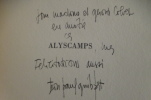 ALYSCAMPS (avec un Envoi de l'Auteur).. Jean Paul Guibbert