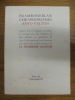 LA FRAMBOISE BLANCHE - APHORISMES. VALTON ARVO