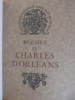 Poésies de Charles d Orléans.. Orleans, Charles de