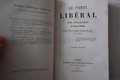 Le partie libéral, son programme et son avenir