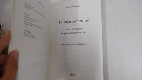 Le sujet emprunté : le vécu psychotique du patient et du thérapeute
. Benedetti, Gaetano