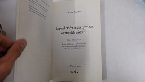 La psychothérapie des psychoses comme défi existentiel. Benedetti, Gaetano