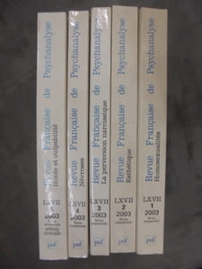 Revue Française de Psychanalyse.