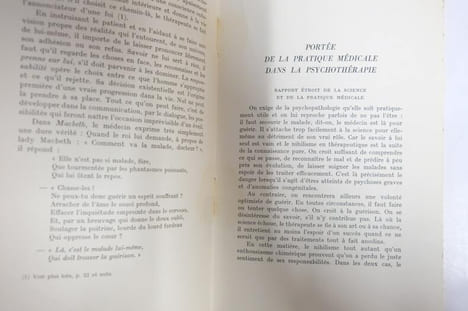 De la psychothérapie. Étude critique. Karl Jaspers