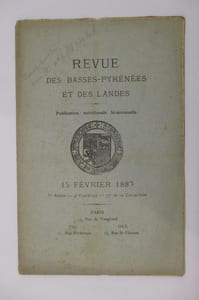 REVUE des BASSE-PYRENEES et des LANDES