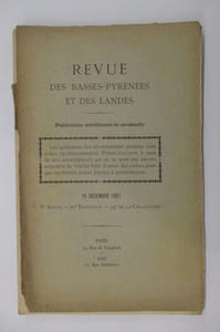 REVUE des BASSE-PYRENEES et des LANDES
