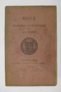 REVUE des BASSE-PYRENEES et des LANDES. Collectif
