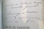 LE GOLFE de GASCOGNE. Pays-Basque - Pyrénées - Pau - Bayonne. (avec un envoi de l'auteur).. J.-B. Dasconaguerre