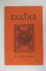 Revue d'Etudes Basques EKAINA N°25 . Collectif 