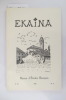 Revue d'Etudes Basques EKAINA N°29 . Collectif 