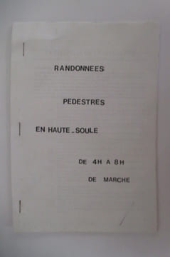 RANDONNEES PEDESTRES EN HAUTE-SOULE de 4H à 8H de MARCHE.. undefined