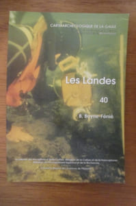 LES LANDES. Carte archéologique de la Gaule.