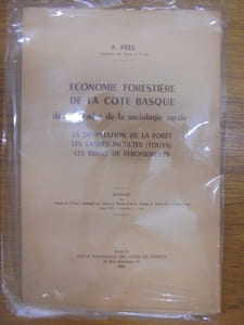Economie forestière de la côte basque dans le cadre de la sociologie rurale.