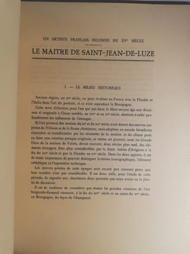 Le Maitre de Saint-Jean-De-Luze. . Mercier Fernand