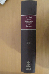 DICTIONNAIRE HISTORIQUE DE BAYONNE. Tome 1 et 2 en 1 volume.