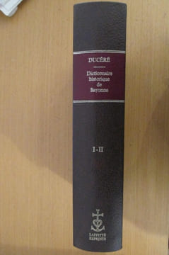 DICTIONNAIRE HISTORIQUE DE BAYONNE. Tome 1 et 2 en 1 volume.. Edouard Ducéré