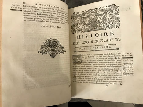 Histoire de la ville de Bordeaux Première partie contenant les évènements civils & la vie de plusieurs hommes célèbres. Dom Devienne
