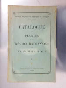 CATALOGUE des PLANTES de la REGION BAYONNAISE. 