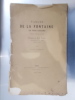 FABLES DE LA FONTAINE EN VERS GASCONS. Publiées à Bayonne en 1776. Variante du texte primitif recueillis sur une copie datée de 1767. . Julien Vinson