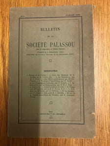 Bulletin de la Société Palassou pour le vulgarisation de l'Histoire Naturelle - Numéro 1