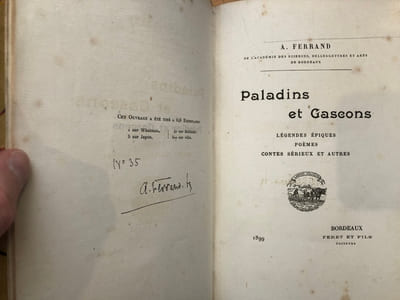 Paladins et gascons : légendes épiques, poèmes, contes sérieux et autres