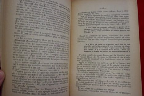 Le cas des catholiques basques. J. De Hiriartia