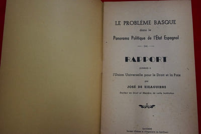 Le problème basque dans le panorama politique de l'état espagnol