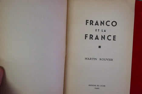 Franco et la France. Martin Rouvier