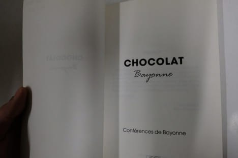 Chocolat, Bayonne : Conférences de Bayonne. Bayonne