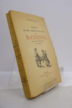 Essai d'une bibliographie de Bayonne et de ses environs (1550-1920 )
. Ferdinand BARBE