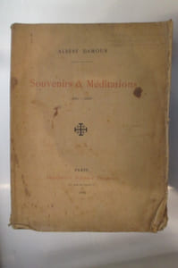 SOUVENIRS & MEDITATIONS 1881-1886. (avec un envoi de l'auteur).