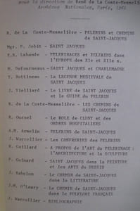 PELERINS et CHEMINS de SAINT-JACQUES en France et en Europe du Xe siècle à nos jours.