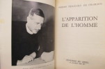 L'APPARITION DE L'HOMME. 2.. Pierre Teilhard De Chardin