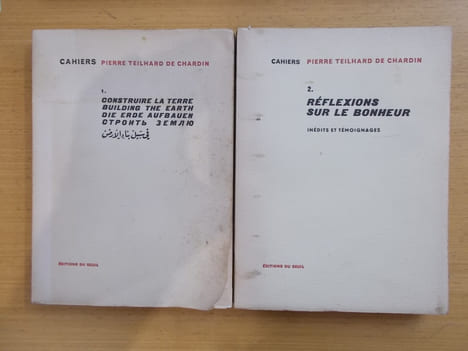 CAHIERS en 2 Tomes. . Pierre Teilhard de Chardin