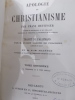 APOLOGIE du CHRISTIANISME. En 5 tomes.. Franz Hettinger / J.B. Jeannin (traduction)