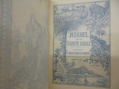 Missel de la Sainte Bible.