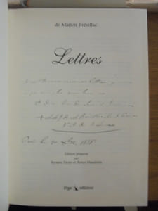 Lettres de Marion Brésillac