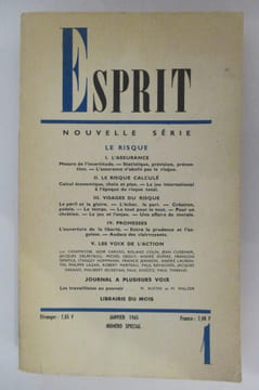 Le Risque.... Esprit Nouvelle Série N°334