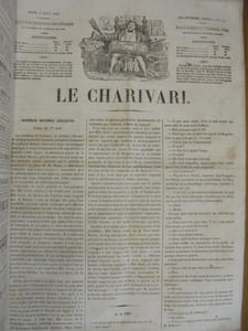 Le Charivari. N° 158-365 de la Dix-Huitième année. et La Revue Bayonnaises 1°-9°.