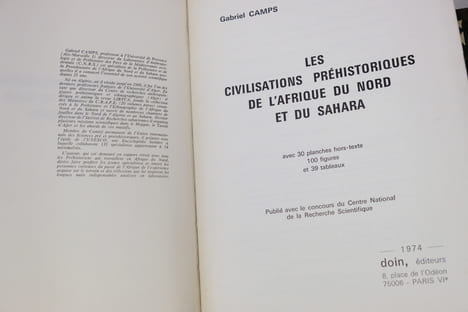 Les Civilisations Préhistoriques de l'Afrique du Nord et du Sahara. Gabriel Camps