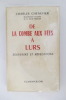 DE LA COMBE AUX FEES A LURS. Souvenirs et révélations. Charles Chenevier 