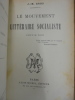 Le Mouvement littéraire socialiste depuis 1830.. GROS (J.-M.)