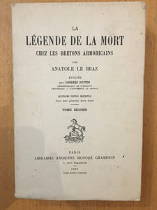 La légende de la mort chez les bretons armoricains - Tome Second