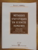 Méthodes statistiques en sciences humaines.. HOWELL David C.