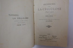 Recherches sur la Cellulose 1895-1910. Cross et Bevan
